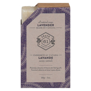 Crate 61 - Bar Soap Lavender - Case Of 8-4 Oz - Vita-Shoppe.com