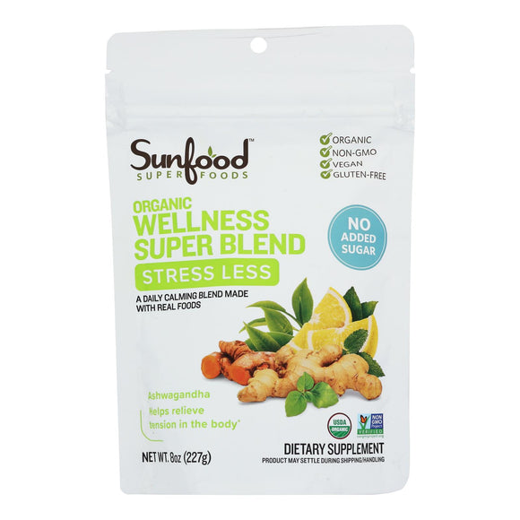 Sunfood - Wellness Blend Stress - 1 Each-8 Oz - Vita-Shoppe.com