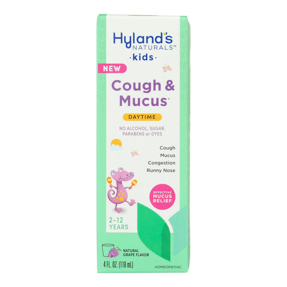 Hyland's - Kids Cough & Mucus Day - 1 Each-4 Fz - Vita-Shoppe.com