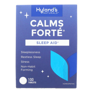 Hyland's - Sleep Aid Calms Forte - 1 Each-100 Tab - Vita-Shoppe.com