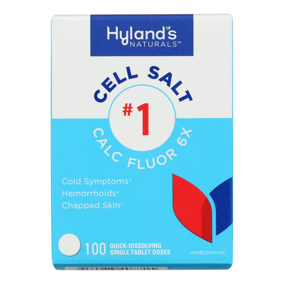 Hyland's - Calc Flour 6x Cell Salt - 1 Each-100 Tab - Vita-Shoppe.com