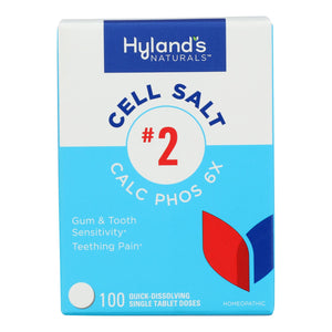 Hyland's - Calc Phos 6x Cell Salts - 1 Each-100 Tab - Vita-Shoppe.com