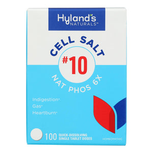 Hyland's - Natural Phos 6x #10 Cell Salt - 1 Each-100 Tab - Vita-Shoppe.com