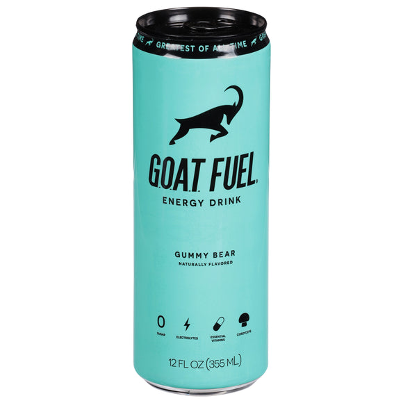 G.o.a.t. Fuel - Energy Drink Gummy Bear - Case Of 12-12 Fluid Ounces - Vita-Shoppe.com