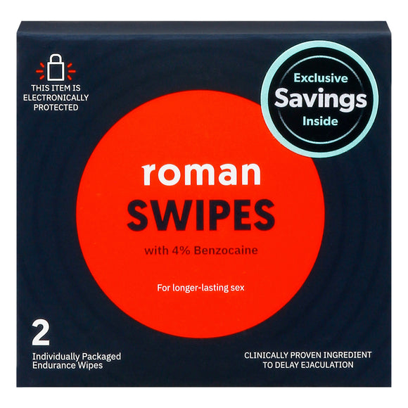 Roman - Swipes 2 Pack - 1 Each-2 Ct