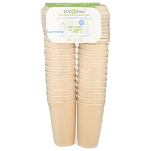 Ecosoul - Cups 16 Oz Hot With Lids - Case Of 8-25 Ct - Vita-Shoppe.com