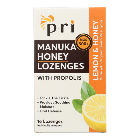 Pacific Resources International - Lozenges Organic Lemon & Honey - 1 Each-16 Count - Vita-Shoppe.com