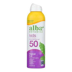 Alba Botanica - Sunscreen Spray Kids Spf 50 - 1 Each-5 Fluid Ounces - Vita-Shoppe.com