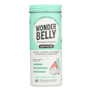 Wonder Belly - Antacids Watermelon Mint - Case Of 4-60 Count - Vita-Shoppe.com