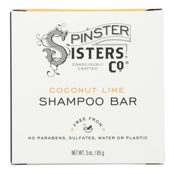 Spinster Sisters Company - Shampoo Bar Coconut Lime - 1 Each-3 Ounces - Vita-Shoppe.com