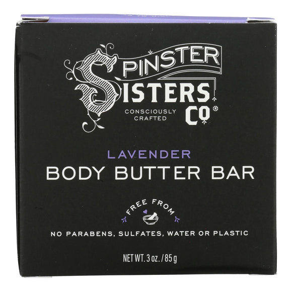 Spinster Sisters Company - Body Butter Bar Lavender - 1 Each-3 Ounces - Vita-Shoppe.com