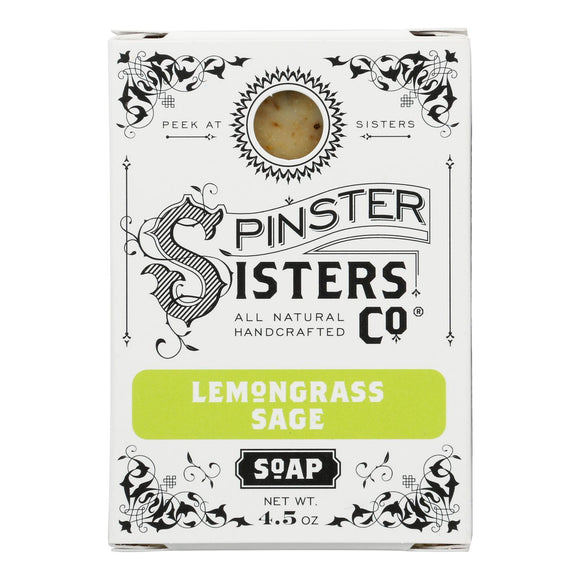 Spinster Sisters Company - Soap Bar Lemongrass Sage - 1 Each-4.5 Ounces - Vita-Shoppe.com