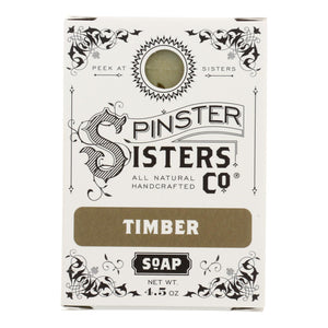 Spinster Sisters Company - Soap Bar Timber - 1 Each-4.5 Ounces - Vita-Shoppe.com