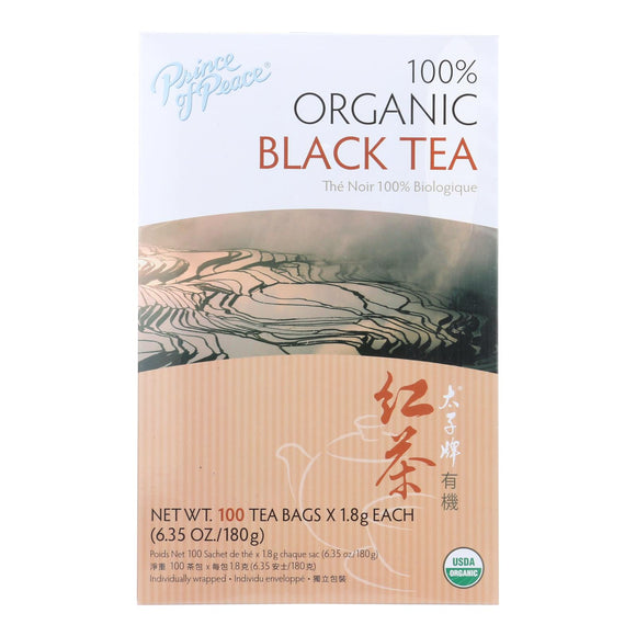 Prince Of Peace - Tea Organic Black - 1 Each-100 Bag - Vita-Shoppe.com