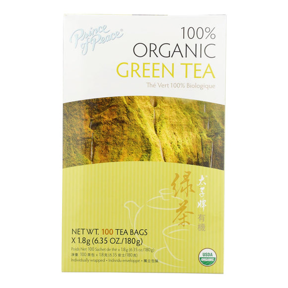 Prince Of Peace - Tea Organic Green - 1 Each-100 Bag - Vita-Shoppe.com