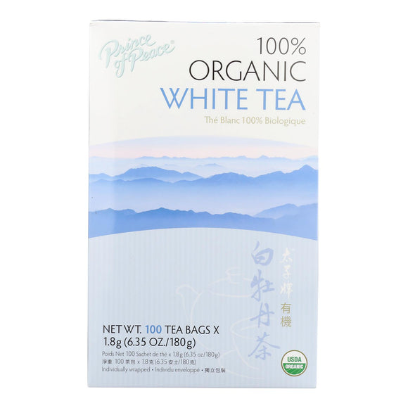 Prince Of Peace - Tea Organic White - 1 Each-100 Bag - Vita-Shoppe.com