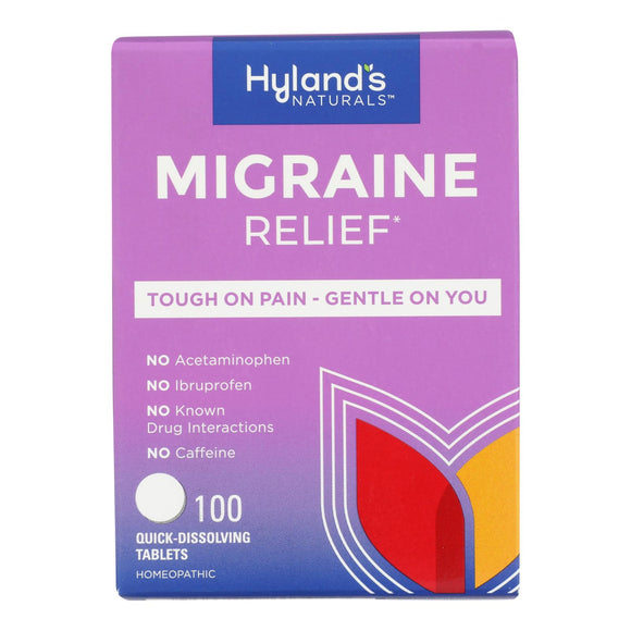 Hyland's - Homeopathic Migraine Relief - Case Of 3-100 Tablets - Vita-Shoppe.com