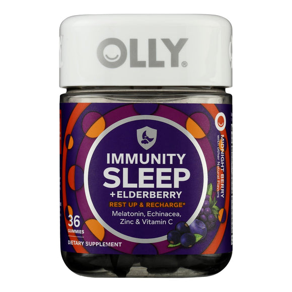 Olly - Supplement Immune Sleep Elderberry - Case Of 3-36 Count - Vita-Shoppe.com