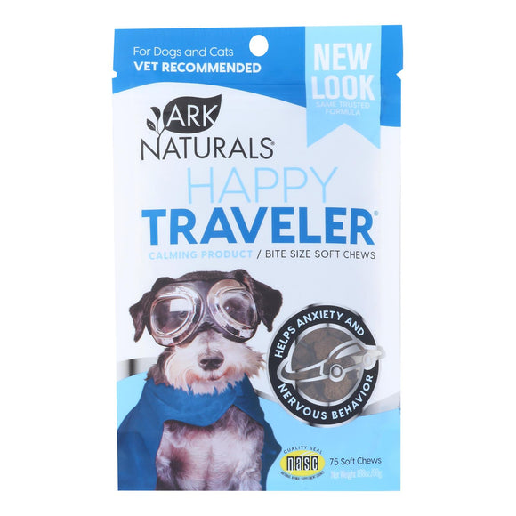 Ark Naturals - Happy Traveler Cat Dog Chew - 1 Each-1.98 Ounces - Vita-Shoppe.com