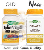 Nature's Way Folic Acid - 800 Mcg - 100 Capsules - Vita-Shoppe.com