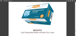 Medispo - Face Mask Ear Loop 50 Ct - 1 Each 1-50 Ct - Vita-Shoppe.com