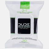 Dude Wipes - Face Wipes - Fragrance Free - 30 Ct. - Energize - Vita-Shoppe.com