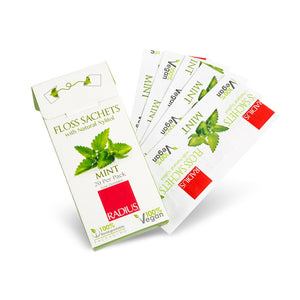 Radius - Floss Sachets With Natural Xylitol - Mint - Vita-Shoppe.com