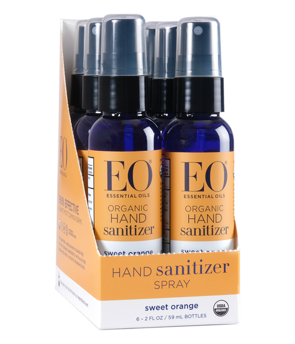 Eo Products Hand Sanitizer Spray - Sweet Orange - Case Of 6 - 2 Oz - Vita-Shoppe.com