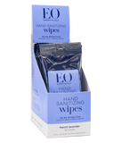 Eo Products Hand Sanitizer Wipes - Lavender - Case Of 6 - 10 Pack - Vita-Shoppe.com