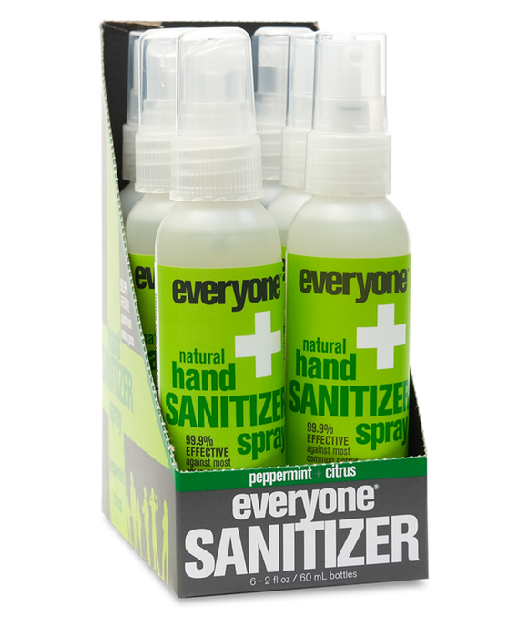 Eo Products Everyone Hand Sanitizer Spray Peppermint + Citrus 2 Oz - 1 Case of 6 - Vita-Shoppe.com